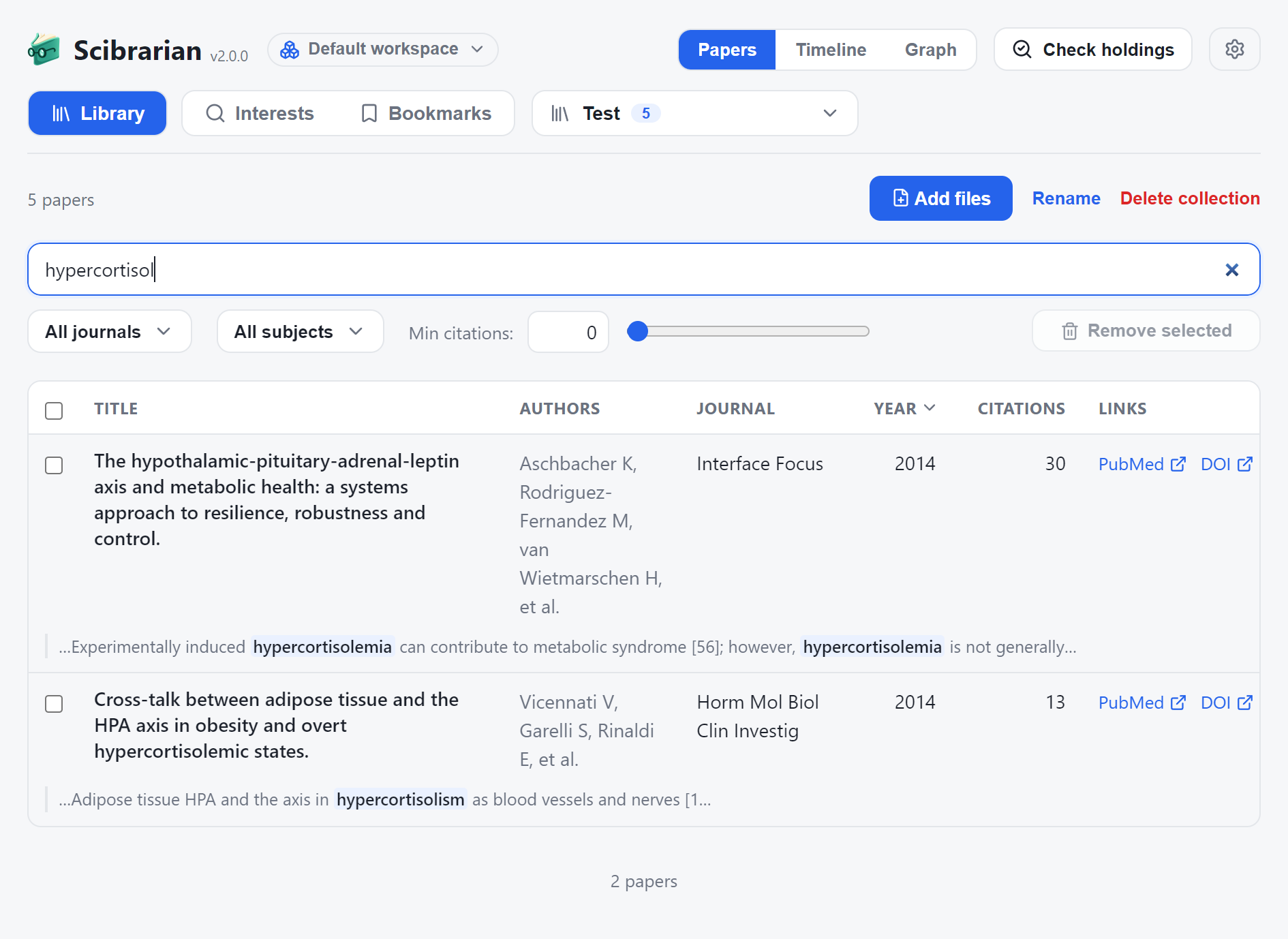 Full text search